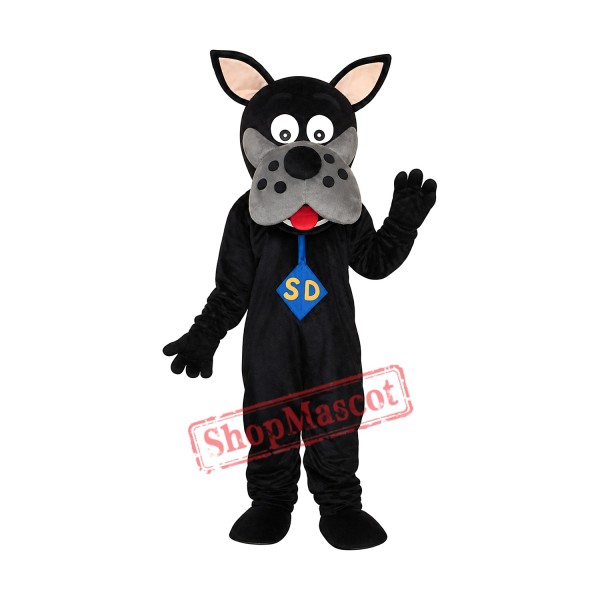 Black Scooby-Doo Mascot Adult Costume Free Shipping
