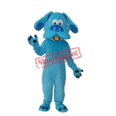 Blue Dog Mascot Adult Costume Free Shipping