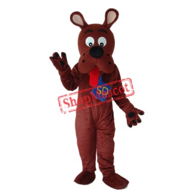 Old Version Scooby-Doo Mascot Adult Costume Free Shipping