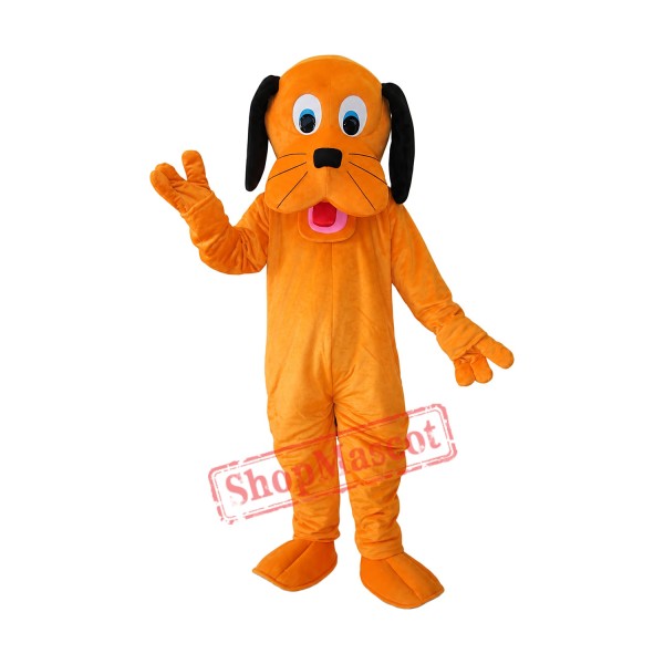 Orange Dog Mascot Adult Costume Free Shipping Orange Dog Mascot Adult Costume Free Shipping