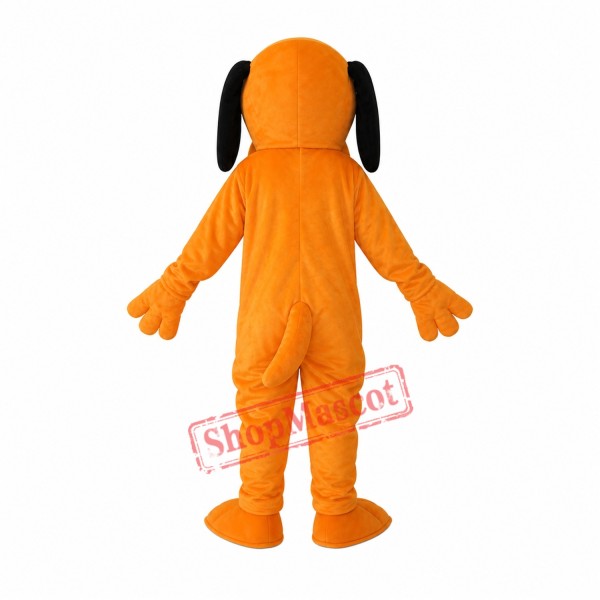 Orange Dog Mascot Adult Costume Free Shipping Orange Dog Mascot Adult Costume Free Shipping