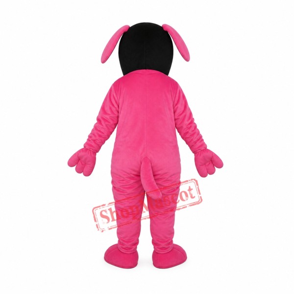 Pink Dog Mascot Adult Costume Free Shipping Pink Dog Mascot Adult Costume Free Shipping