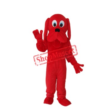 Red Dog Mascot Adult Costume Free Shipping