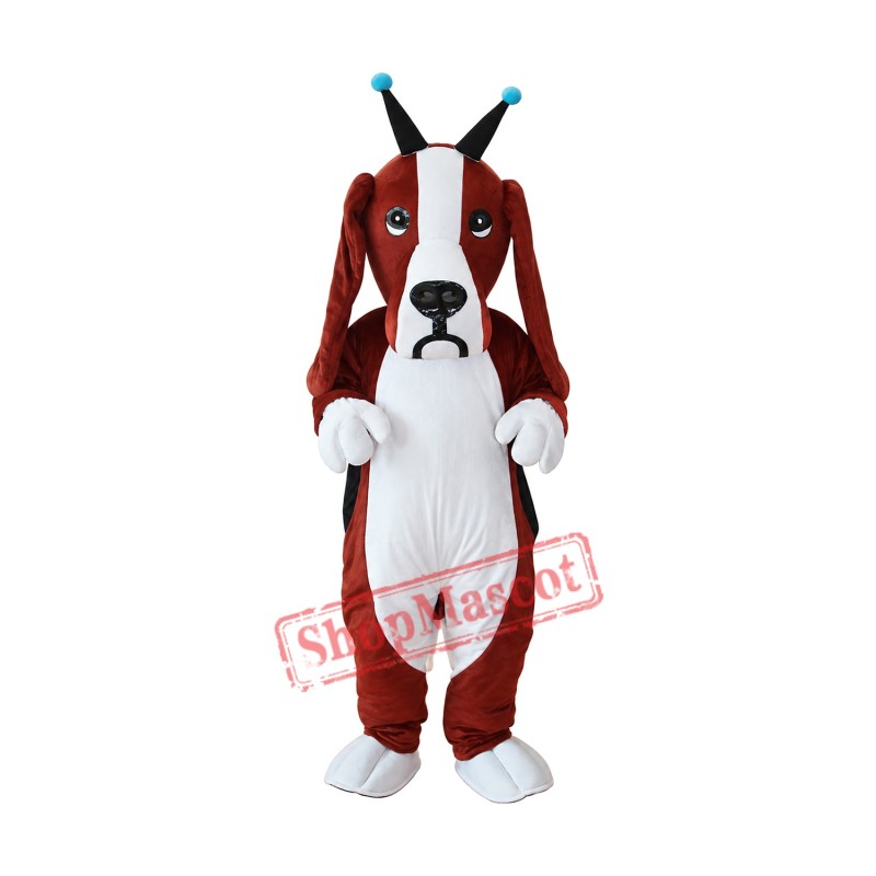 Revised Basset Dog Mascot Adult Costume Free Shipping Revised Basset Dog Mascot Adult Costume Free Shipping