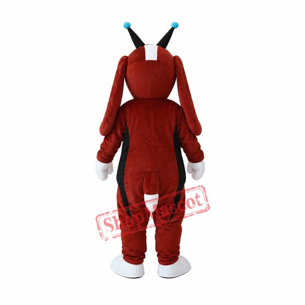 Revised Basset Dog Mascot Adult Costume Free Shipping Revised Basset Dog Mascot Adult Costume Free Shipping