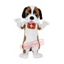 Saint Bernard Dog Mascot Adult Costume Free Shipping