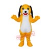 Small Yellow Dog Mascot Adult Costume Free Shipping