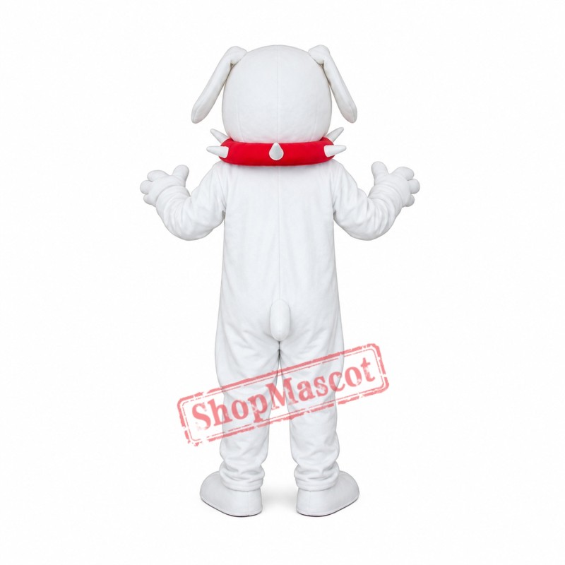 White Angry Dog Adult Mascot Costume Free Shipping White Angry Dog Adult Mascot Costume Free Shipping