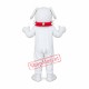 White Angry Dog Adult Mascot Costume Free Shipping White Angry Dog Adult Mascot Costume Free Shipping