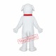 White Dog with Necklet Mascot Adult Costume Free Shipping White Dog with Necklet Mascot Adult Costume Free Shipping
