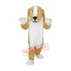 Khaki and White Dog Mascot Adult Costume Free Shipping Khaki and White Dog Mascot Adult Costume Free Shipping