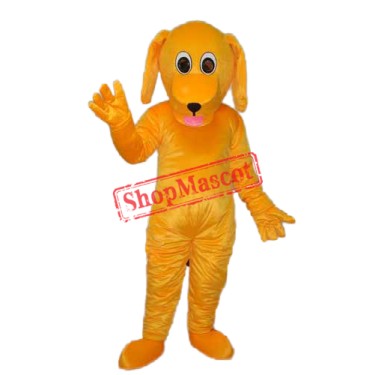 Yellow Dog Mascot Adult Costume Free Shipping