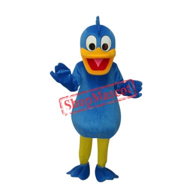 Blue Duck Plush Mascot Adult Costume Free Shipping