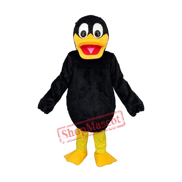 Long Wool Black Duck Mascot Adult Costume Free Shipping Long Wool Black Duck Mascot Adult Costume Free Shipping