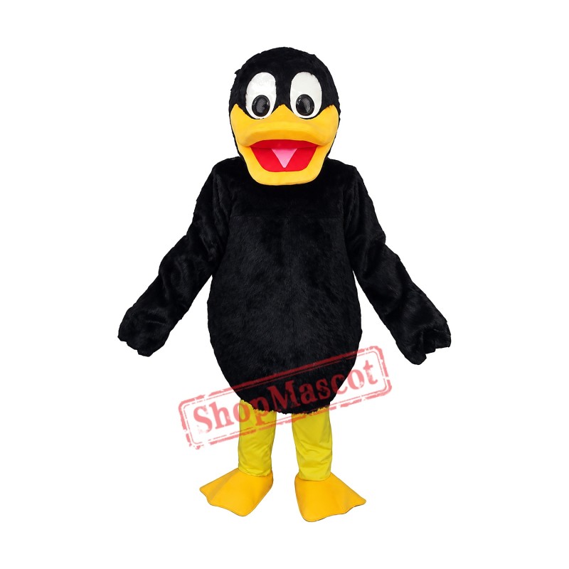 Long Wool Black Duck Mascot Adult Costume Free Shipping Long Wool Black Duck Mascot Adult Costume Free Shipping