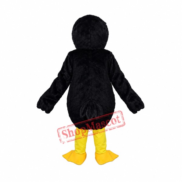 Long Wool Black Duck Mascot Adult Costume Free Shipping Long Wool Black Duck Mascot Adult Costume Free Shipping