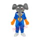 Blue Elephant Mascot Adult Costume Free Shipping
