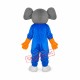 Blue Elephant Mascot Adult Costume Free Shipping