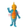 Seahorse costume blue seahorse mascot for adult costume full-fle Free Shipping