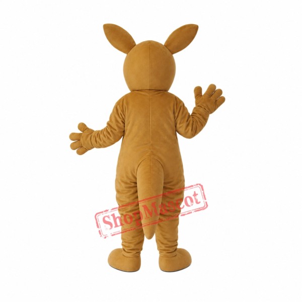 Golden Kangaroo Mascot Adult Costume Free Shipping