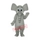 Little Grey Elephant Mascot Adult Costume Free Shipping Little Grey Elephant Mascot Adult Costume Free Shipping
