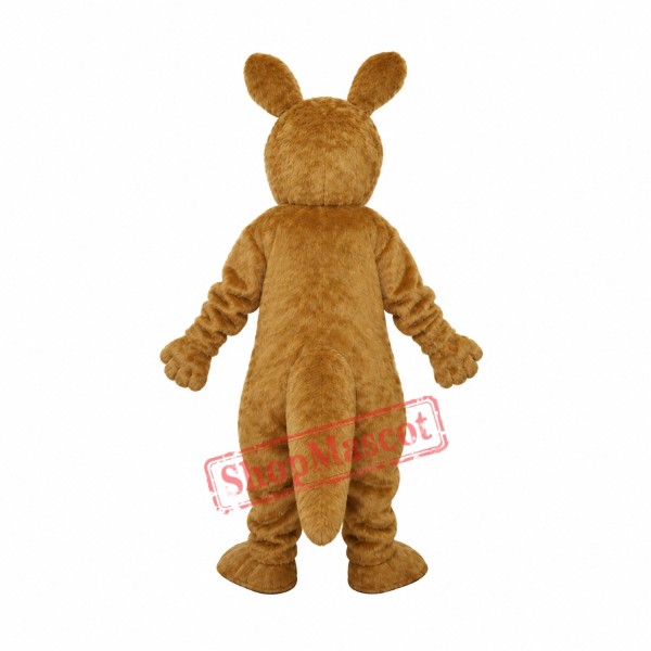 Long Hair brown Kangaroo Mascot Adult Costume Free Shipping Long Hair brown Kangaroo Mascot Adult Costume Free Shipping