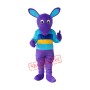Purple Kangaroo Mascot Adult Costume Free Shipping