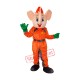 Orange Elephant Mascot Adult Costume Free Shipping