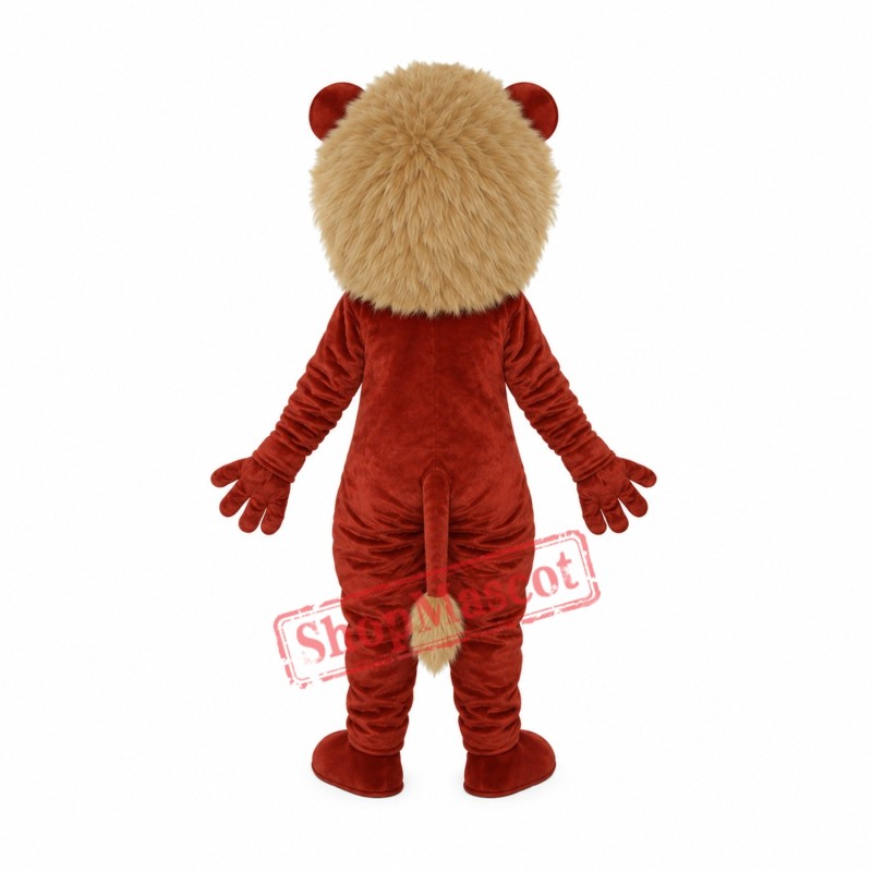 Dark Brown Lion Mascot Adult Costume Free Shipping Dark Brown Lion Mascot Adult Costume Free Shipping