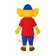 Yellow Red Big Elephant Mascot Adult Costume Free Shipping