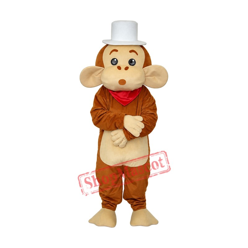 Cap Monkey Mascot Adult Costume Free Shipping