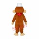 Cap Monkey Mascot Adult Costume Free Shipping