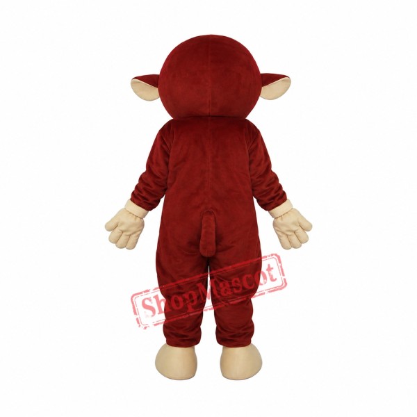 Mr.Jump Monkey Mascot Adult Costume Free Shipping