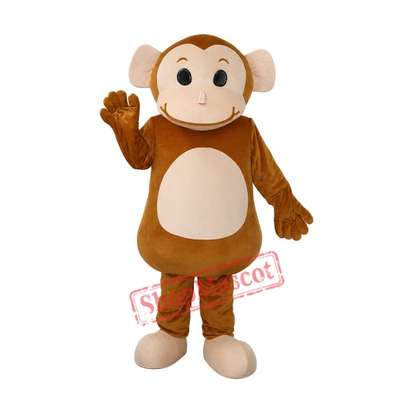 New Little Brown Monkey Mascot Adult Costume Free Shipping New Little Brown Monkey Mascot Adult Costume Free Shipping