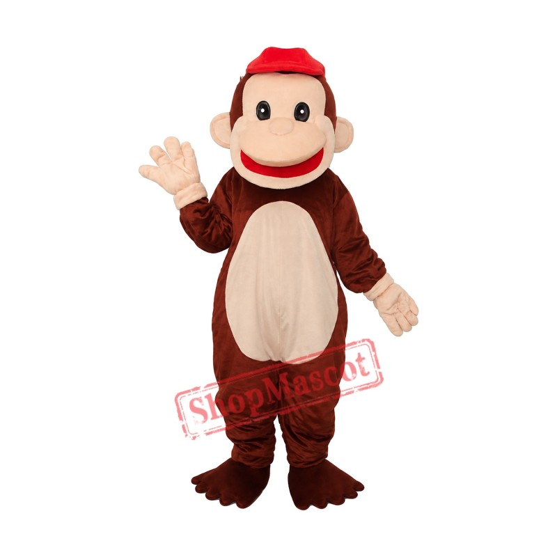 Revised Happy Monkey Mascot Adult Costume Free Shipping Revised Happy Monkey Mascot Adult Costume Free Shipping