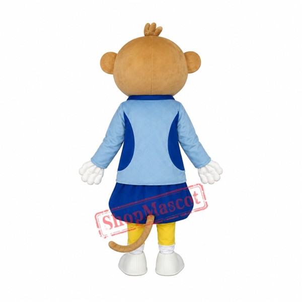 Smart Monkey Adult Mascot Costume Free Shipping Smart Monkey Adult Mascot Costume Free Shipping