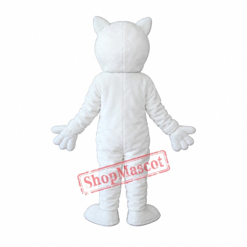 White Fox Mascot Adult Costume Free Shipping White Fox Mascot Adult Costume Free Shipping