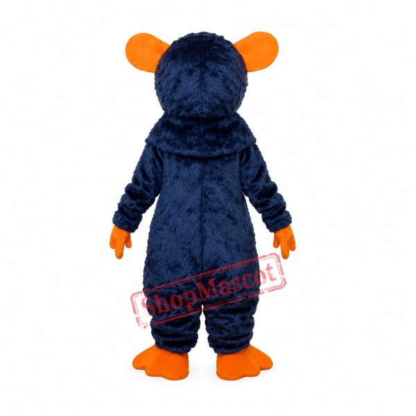 Big Tooth Black Plush Moust Adult Mascot Costume Free Shipping Big Tooth Black Plush Moust Adult Mascot Costume Free Shipping