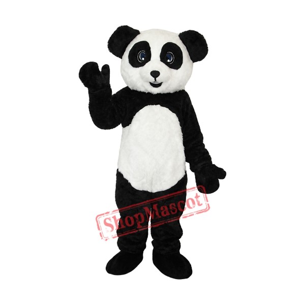 2nd Version Plush Panda Adult Mascot Costume Free Shipping