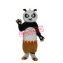 2nd Version Short Wool Kung Fu Panda Mascot Adult Costume Free Shipping