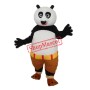 5th Version of Short Wool Kung Fu Panda Mascot Adult Costume Free Shipping