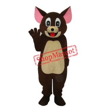 Brown Jerry Rat Mascot Adult Costume Free Shipping