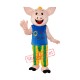 Cocoa Male Pig Mascot Adult Costume Free Shipping Cocoa Male Pig Mascot Adult Costume Free Shipping