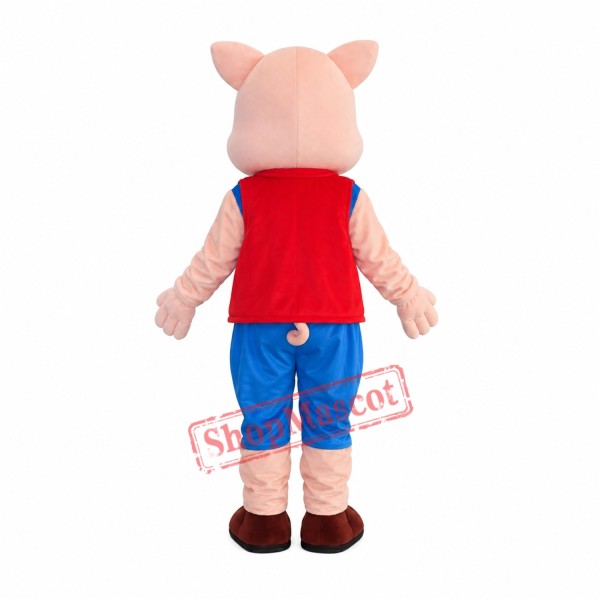 Little Pig Mascot Adult Costume Free Shipping Little Pig Mascot Adult Costume Free Shipping