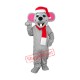 Christmas Mouse Mascot Adult Costume Free Shipping