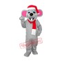 Christmas Mouse Mascot Adult Costume Free Shipping