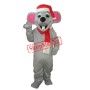 Christmas Mouse Mascot Adult Costume Free Shipping