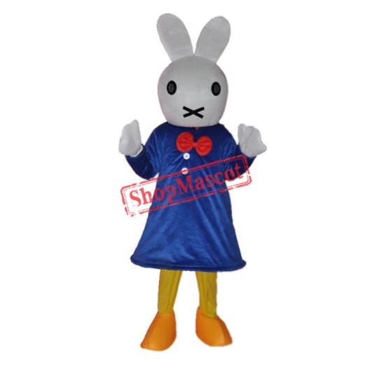 Clever Rabbit Mascot Adult Costume Free Shipping