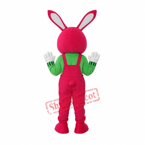 Etiquette Rabbit Mascot Adult Costume Free Shipping Etiquette Rabbit Mascot Adult Costume Free Shipping