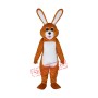 Lovely Brown Rabbit Adult Mascot Costume Free Shipping